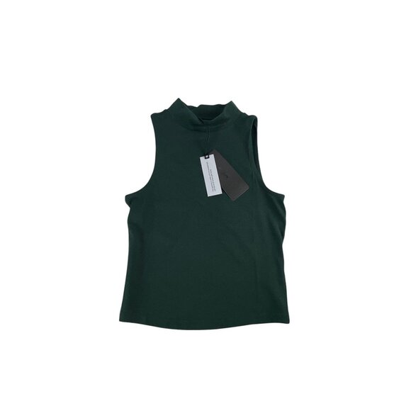 Silver Jeans Co. Dark Green Mock Neck Sleeveless Tank Top Size XS NWT - Picture 5 of 6